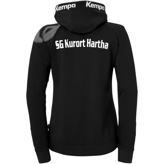 SG Kurort Hartha Damen Kapuzenjacke schwarz