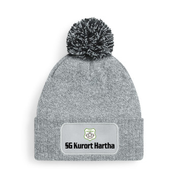 SG Kurort Hartha  Bommelmütze schwarz