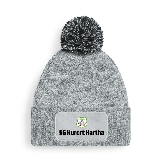 SG Kurort Hartha  Bommelmütze schwarz