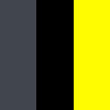 slate grey/schwarz/gelb